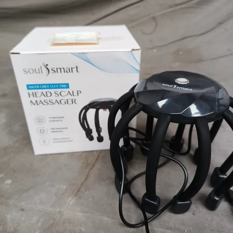 SOULSMART HEAD SCALP MASSAGER – BLACK, BOXED