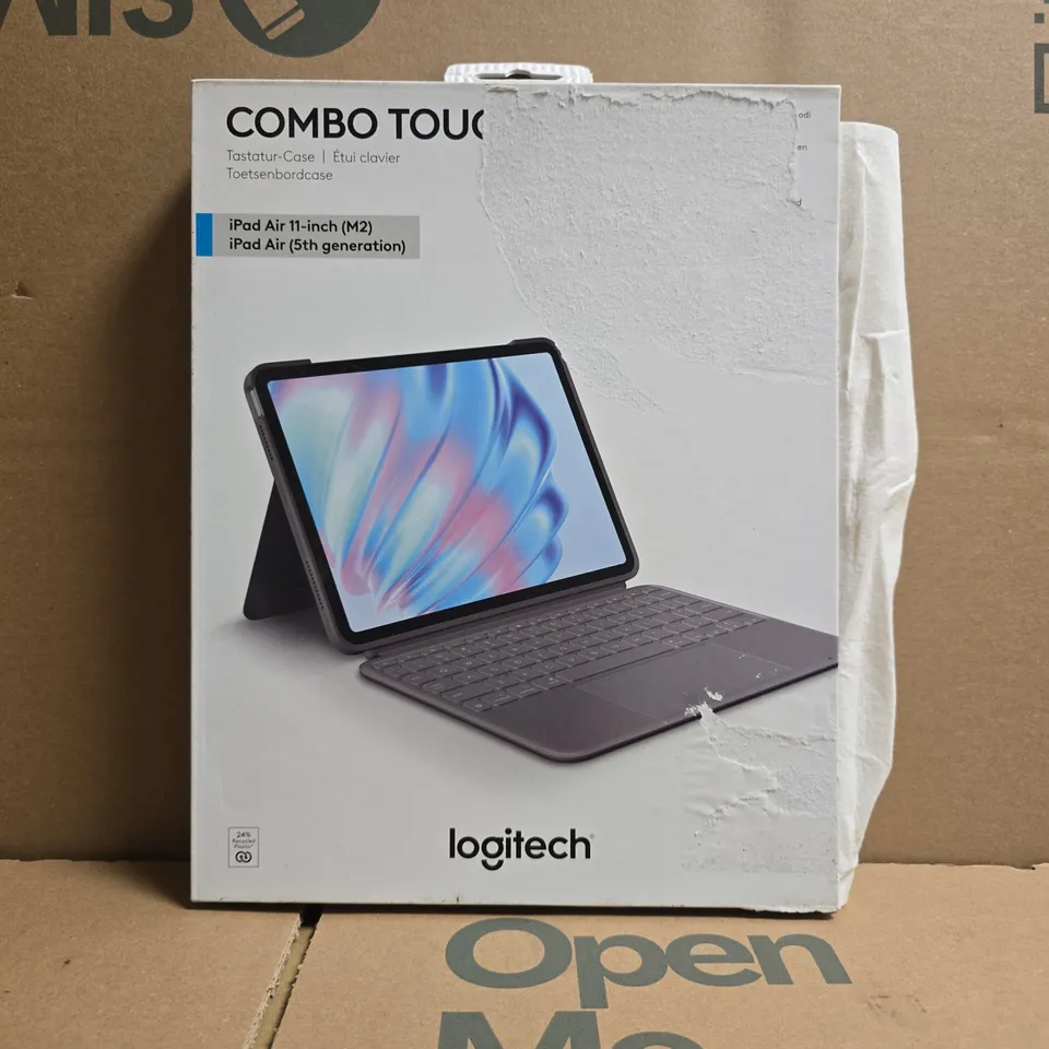 LOGITECH COMBO TOUCH KEYBOARD CASE FOR IPAD AIR 11-INCH (M2) & IPAD AIR (5TH GENERATION) NON-UK KEYBOARD