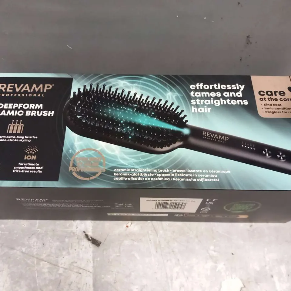 BOXED REVAMP PROFESSIONAL DEEPFORM CERAMIC BRUSH BR-2000X-GB