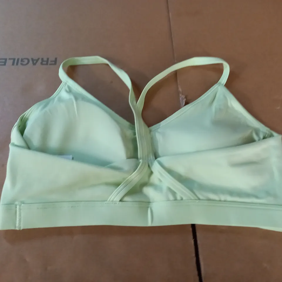 GYMSHARK GREEN TRAINING BRA - M