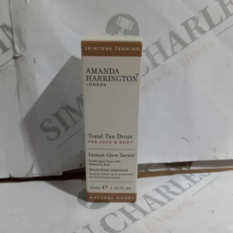 BOXED AMANDA HARRINGTON TONAL TAN DROPS