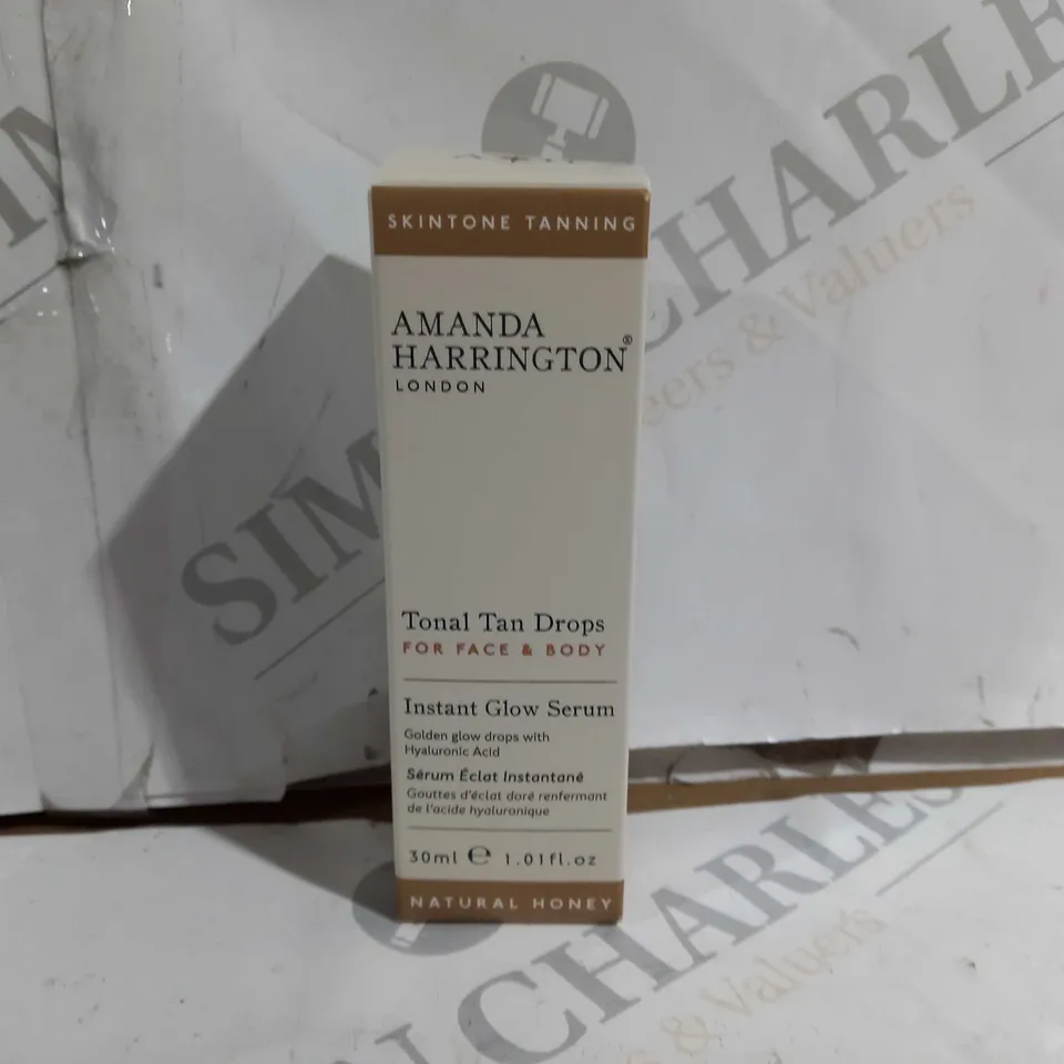 BOXED AMANDA HARRINGTON TONAL TAN DROPS 