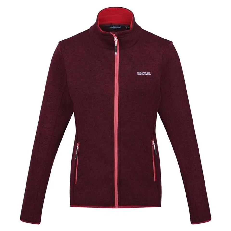 REGATTA WOMEN'S HOODED NEWHILL LADIES OUTDOOR JACKET RUMBA RED SIZE 10