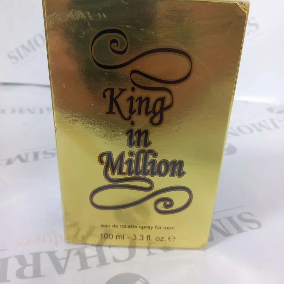 BOXED AND SEALED KING IN MILLION EAU DE TOILETTE 100ML