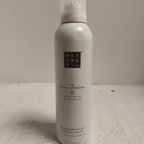 RITUALS THE RITUAL OF SAKURA FOAMING SHOWER GEL – ROSE MILK & CHERRY BLOSSOM (200ML)
