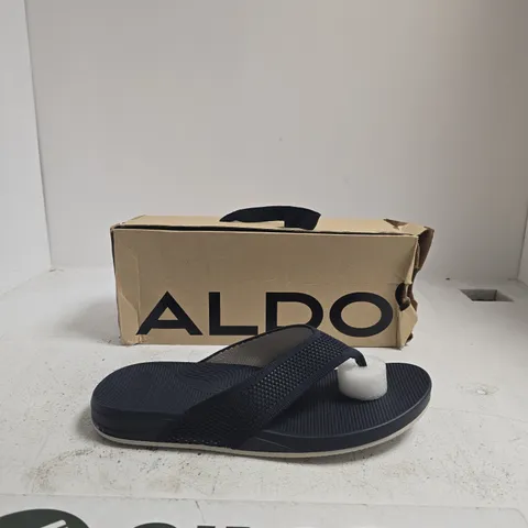 ALDO DAVEY-410 NAVY FLIP FLOPS β UK 10 (US 11, EU 44)