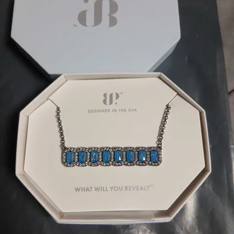 BOMB PARTY NK40726 CELESTIAL EMBRACE BRACELET – LAB-CREATED AQUA BLUE ICE CRYSTAL