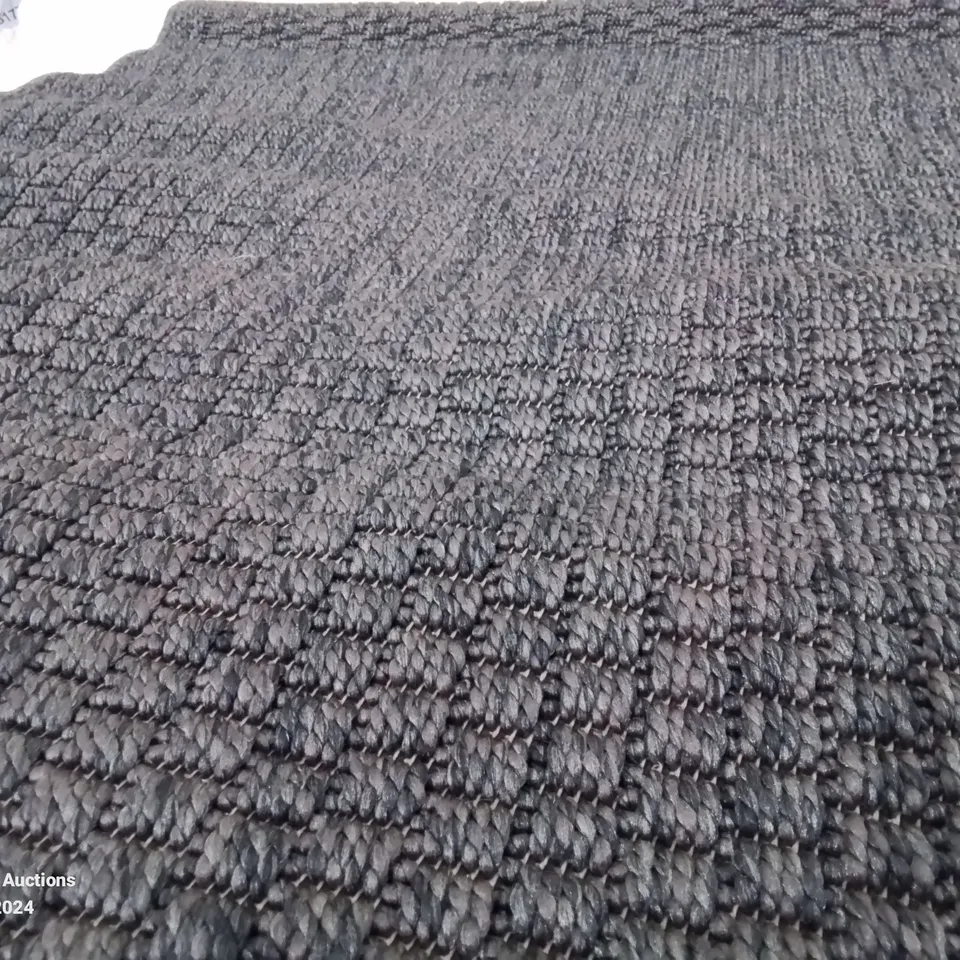 BRAND NEW PACO HOME 125 NAVY TIMBER RUG SIZE 60X100CM