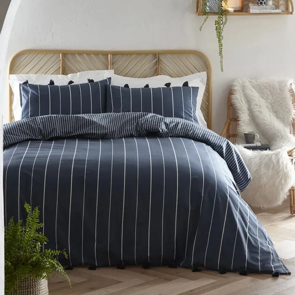 FLENSBURG 180 TC PERCALE DUVET COVER SET COLOUR 