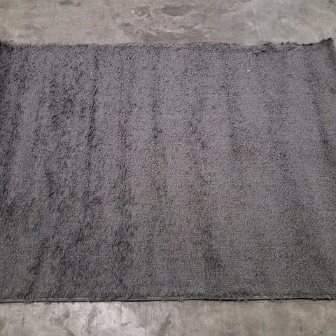 QUALITY DESIGNER MYSHAGGY RUG IN DARK GREY - 120×170CM