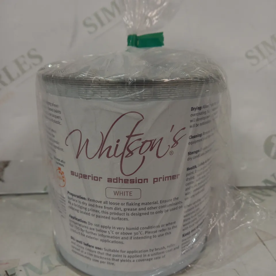 WHITSONS SUPERIOR ADHESION PRIMER IN WHITE (1L)