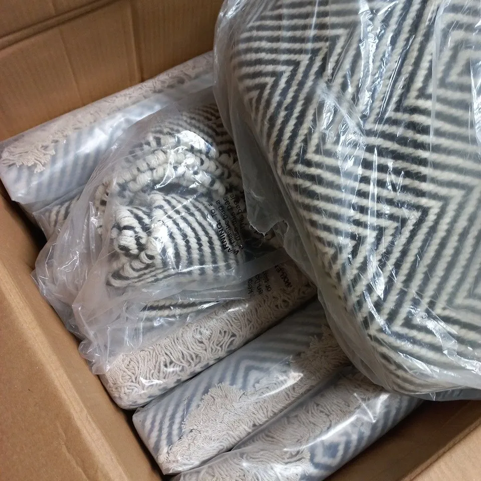 BOX CONTAINING 7 LARGE RUGS