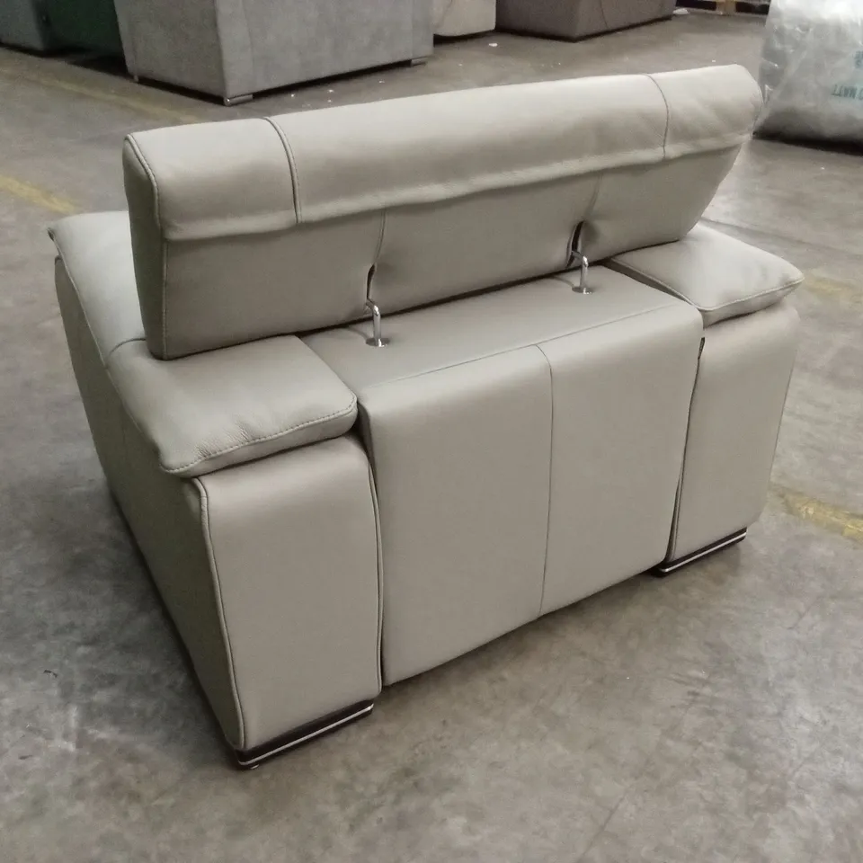 QUALITY DESIGNER ITALIAN MADE MELO MAXI LEATHER ARMCHAIR