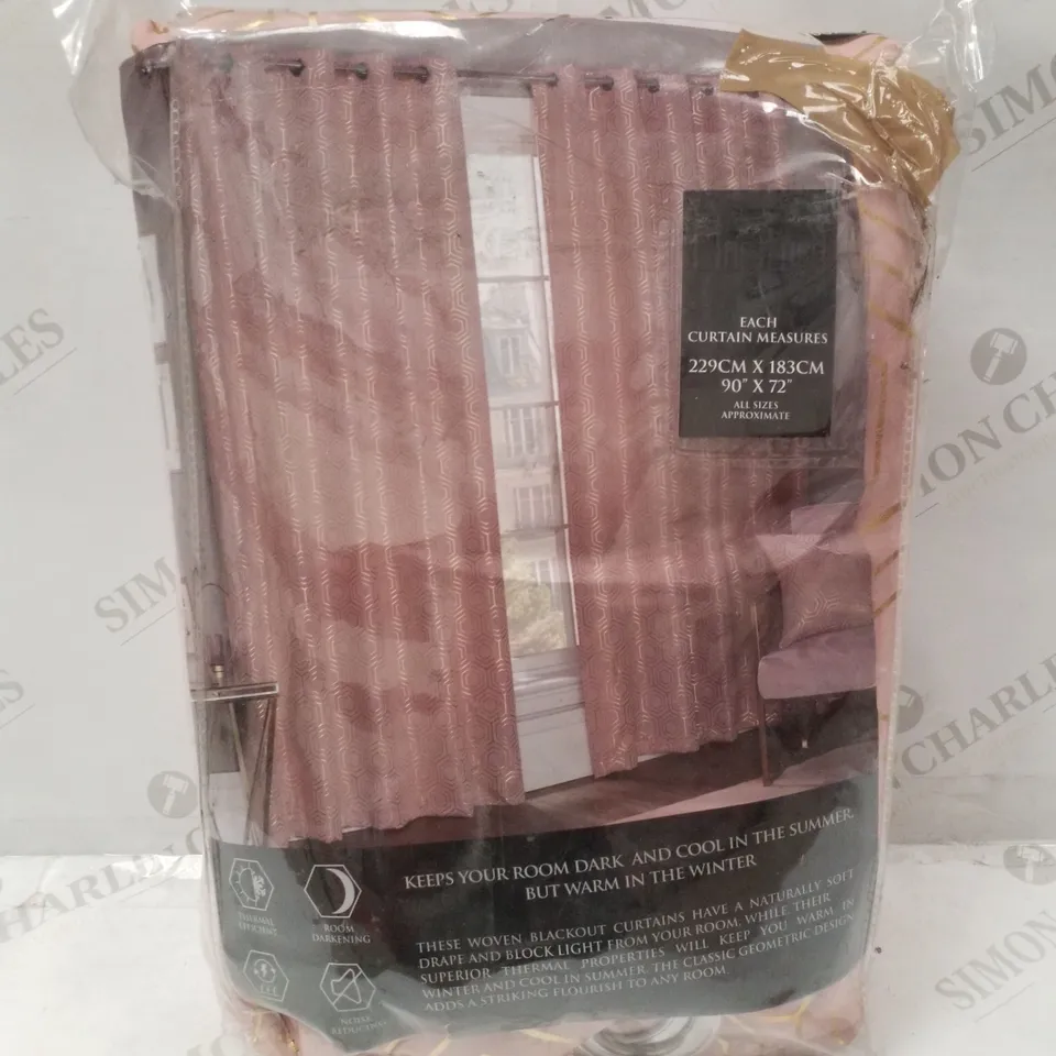 HARTFORD POLYESTER ROOM DARKENING SLIDING PANEL PAIR (SET OF 2)