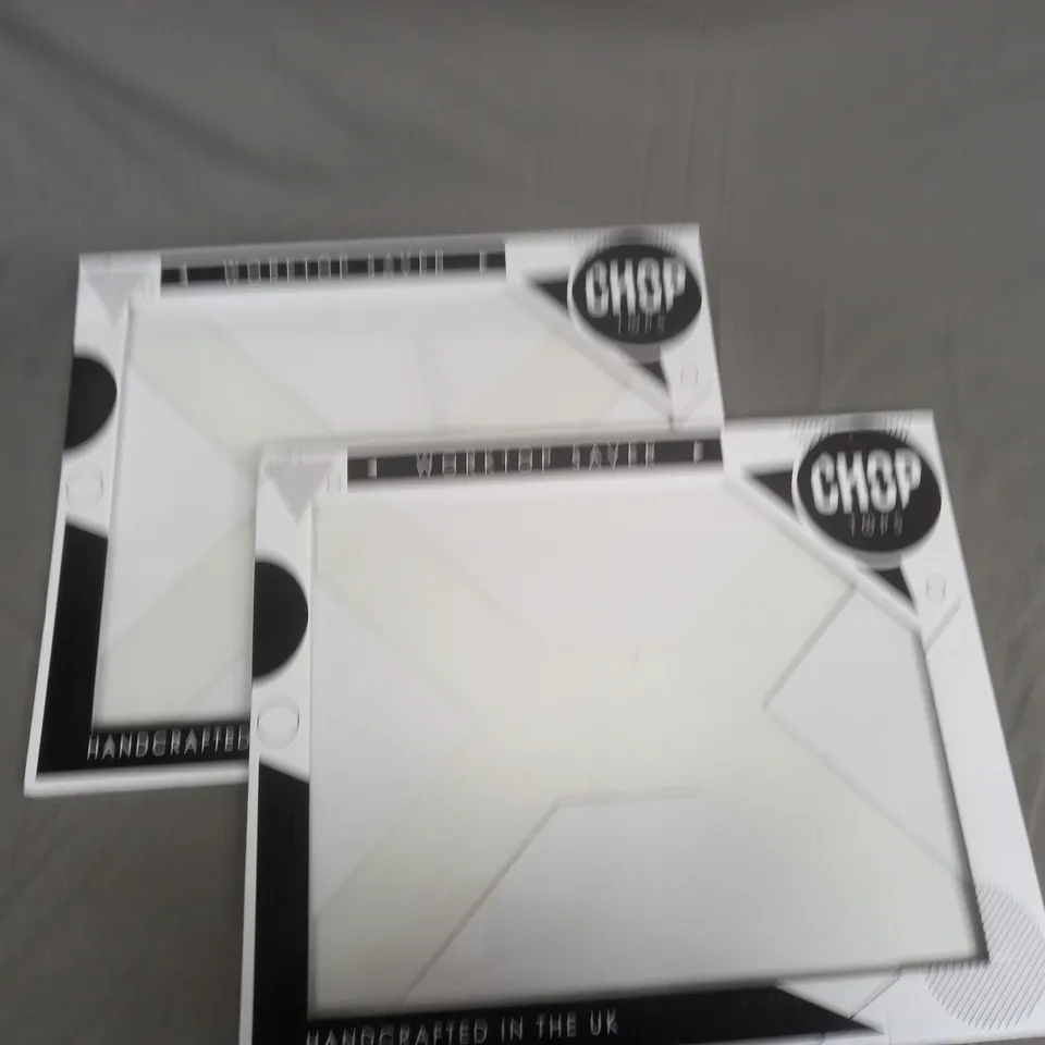 2x boxed chop tops worktop saver 