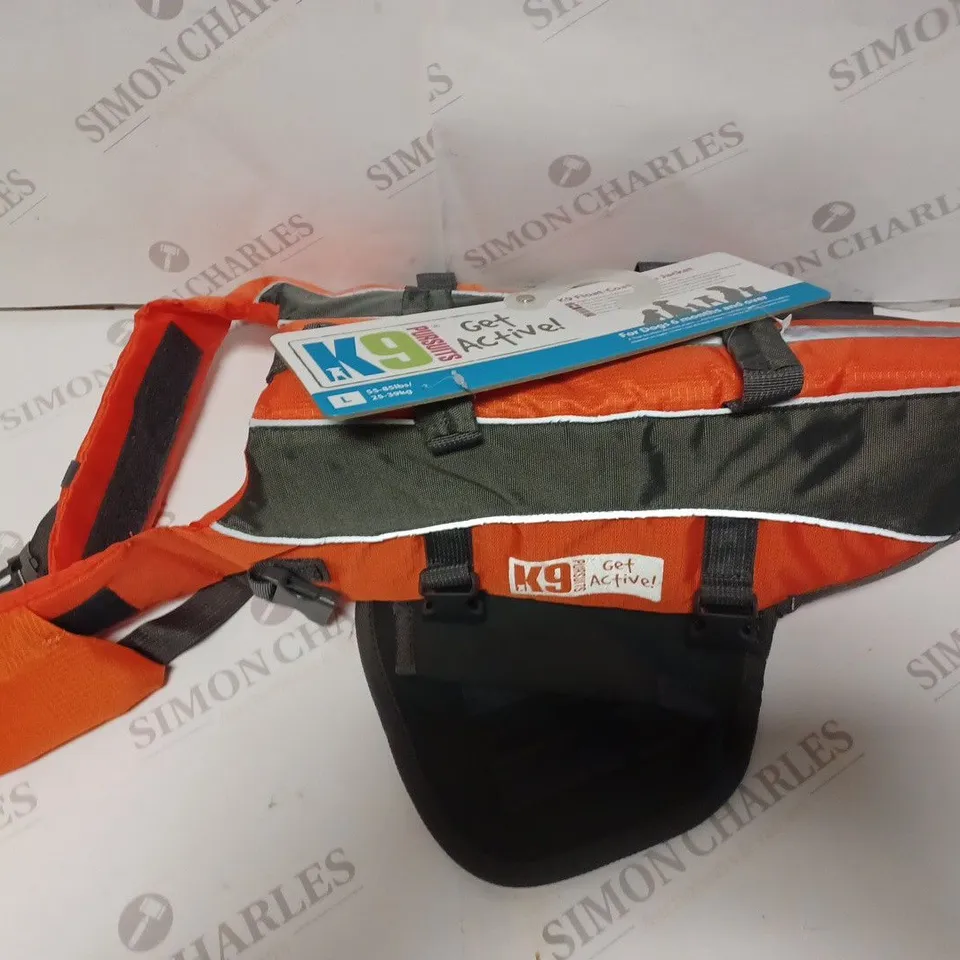 K9 PURSUITS DOG LIFE JACKET FLOAT COAT - L
