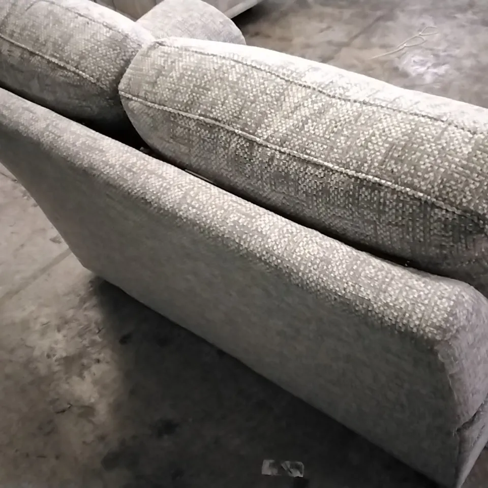 QUALITY BRITISH DESIGNED & MANUFACTURED G PLAN SEATTLE 2 SEATER SOFA REMCO LIGHT GREY FABRIC