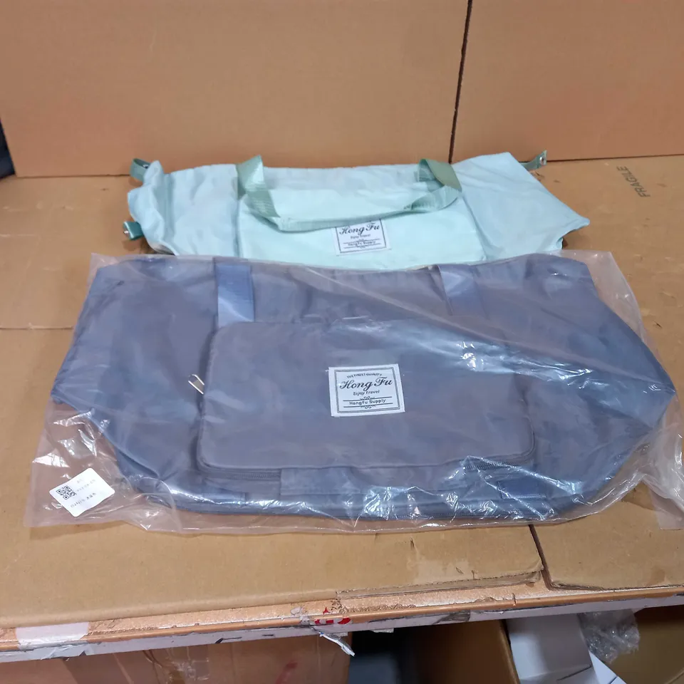2 ASSORTED TRAVEL BAGS
