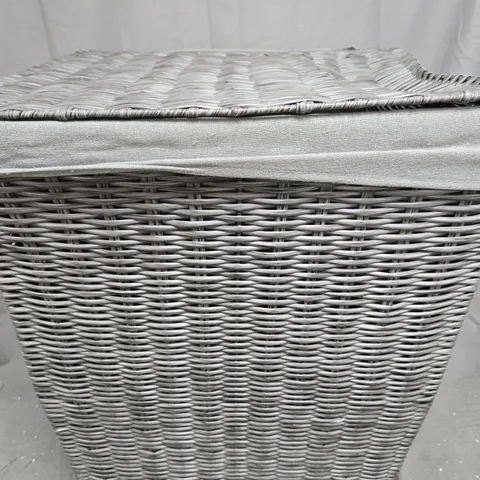 RATTAN LAUNDRY HAMPER