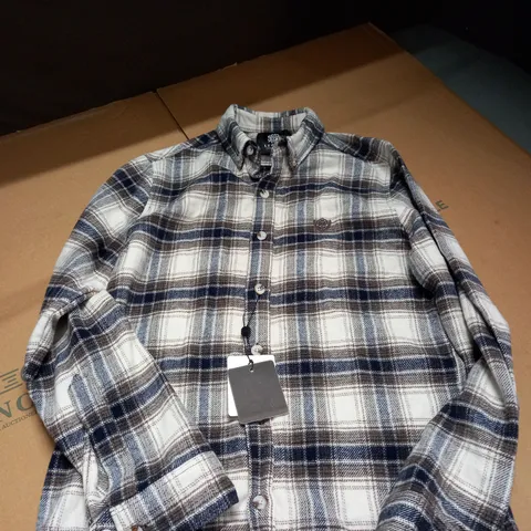 LIWALI CHECKED LONG SLEEVED SHIRT - SIZE M