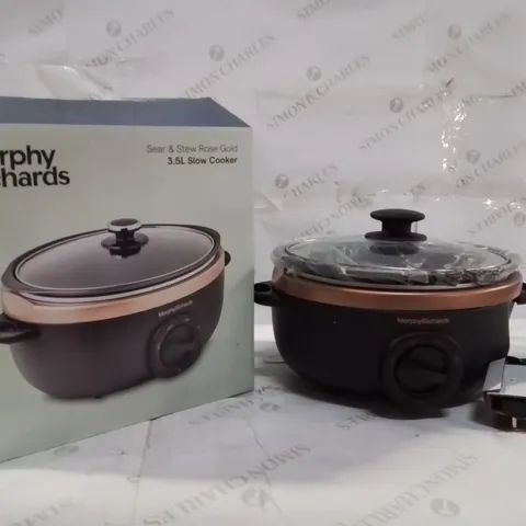 BOXED MORPHY RICHARDS 3.5L SLOW COOKER 