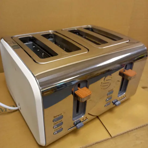 SWAN ST14620WHTN 4 SLICE NORDIC TOASTER