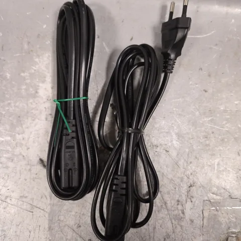 2 X BRAND NEW EUROPEAN 2 PIN LEADS 