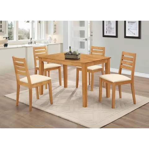 BOXED DAMM DINING SET WITH 2 CHAIRS