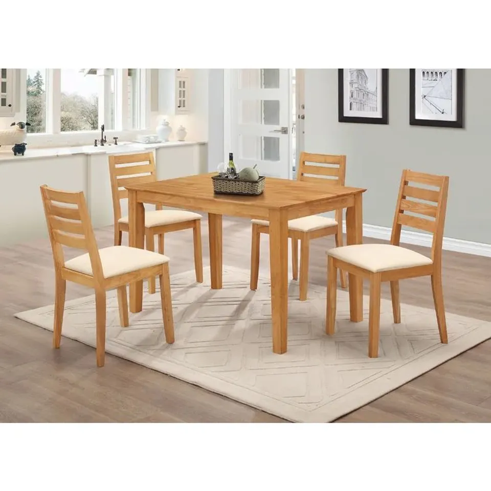BOXED DAMM DINING SET WITH 2 CHAIRS 