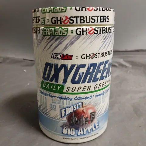 EHPLABS GHOSTBUSTERS OXYGREENS FOOD SUPPLEMENT - FROSTY BIG APPLE 249G