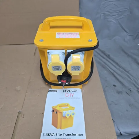 3.3KVA SITE TRANSFORMER – PORTABLE 110V POWER TRANSFORMER