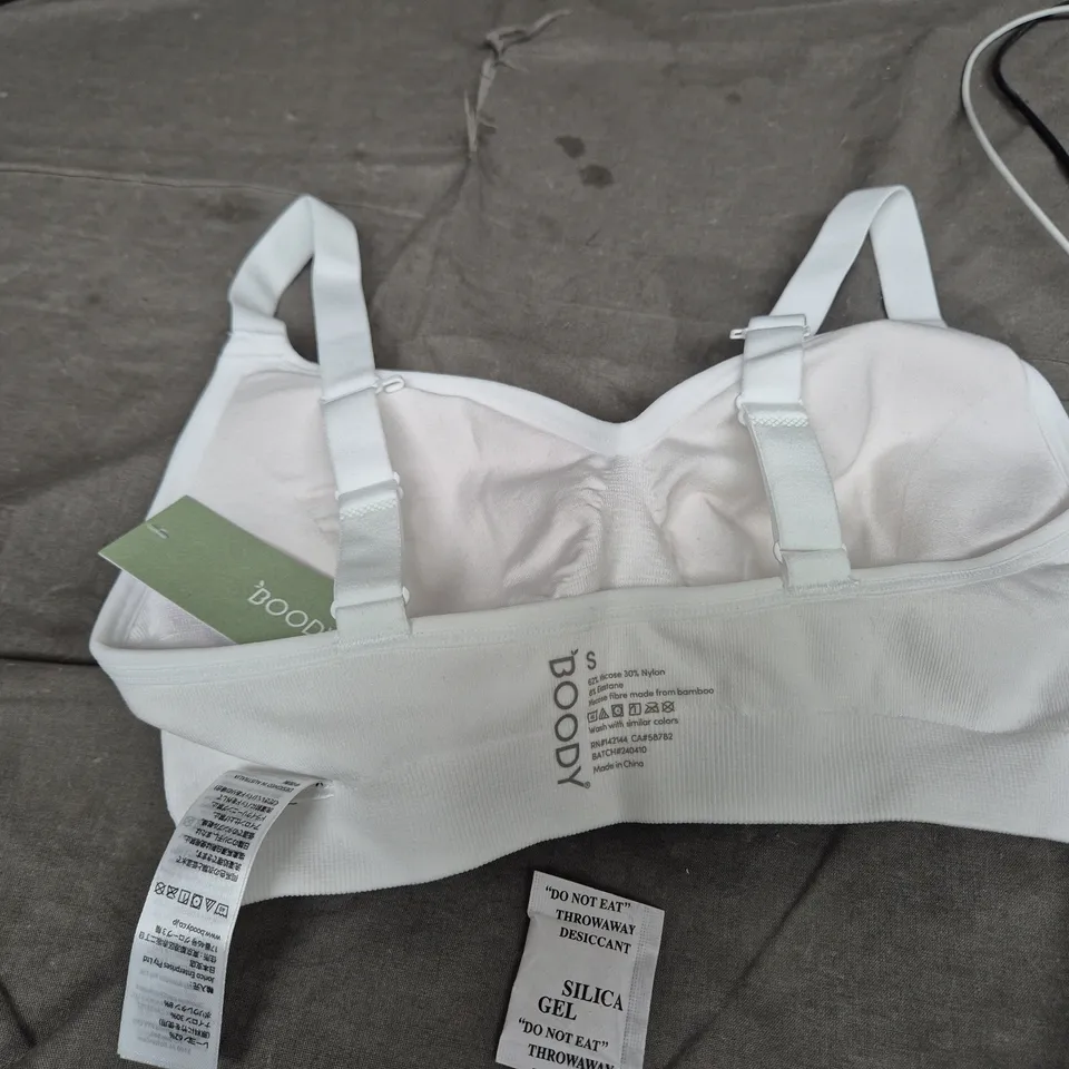 BODY Women’s Bra – White/Off-White, Size S 
