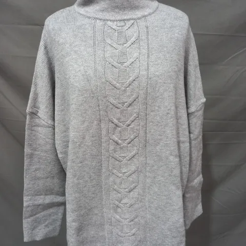 WYNNE LAYERS SWEATER IN GREY SIZE LARGE