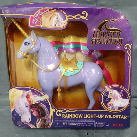 BOXED UNICORN ACADEMY RAINBOW LIGHT UP WILDSTAR