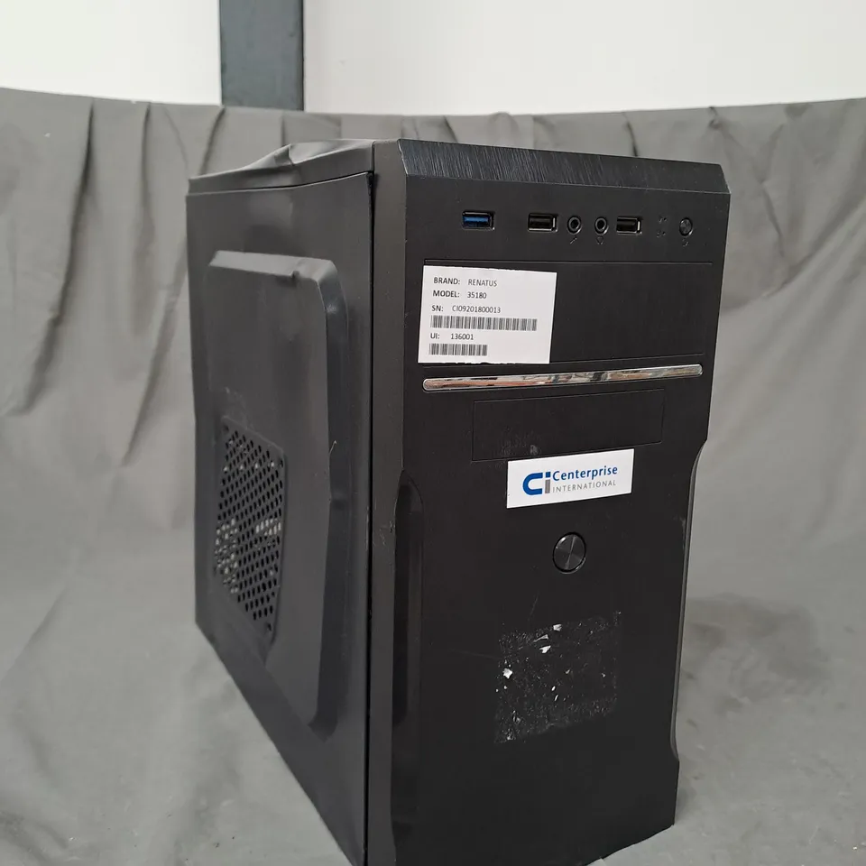 RENATUS 35180 PC COMPUTER IN BLACK 
