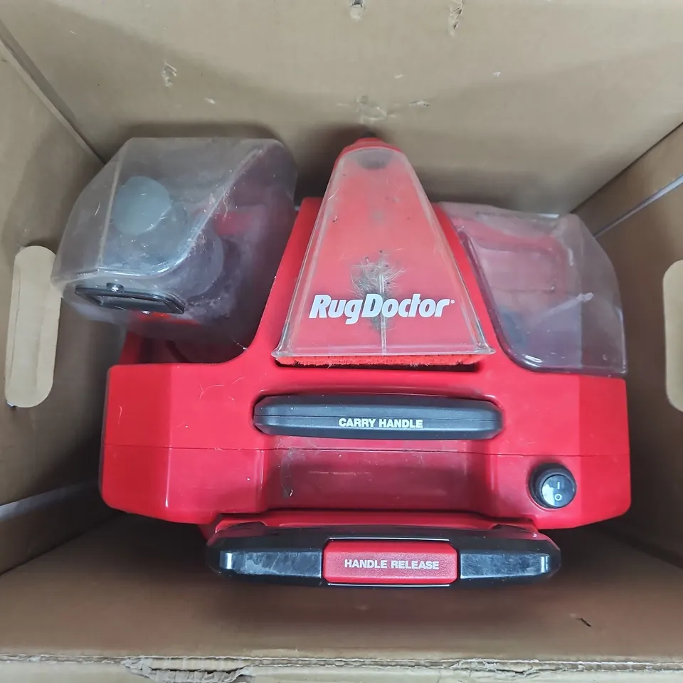 RUG DOCTOR PORTABLE SPOT CLEANER – RED, BOXED