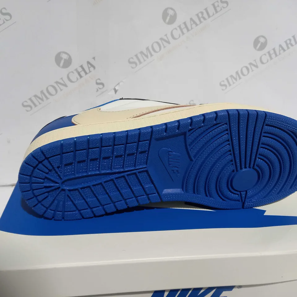 BOXED AIR JORDAN 1 LOW X TRAVIS SCOTT X FRAGMENT - uk size 8