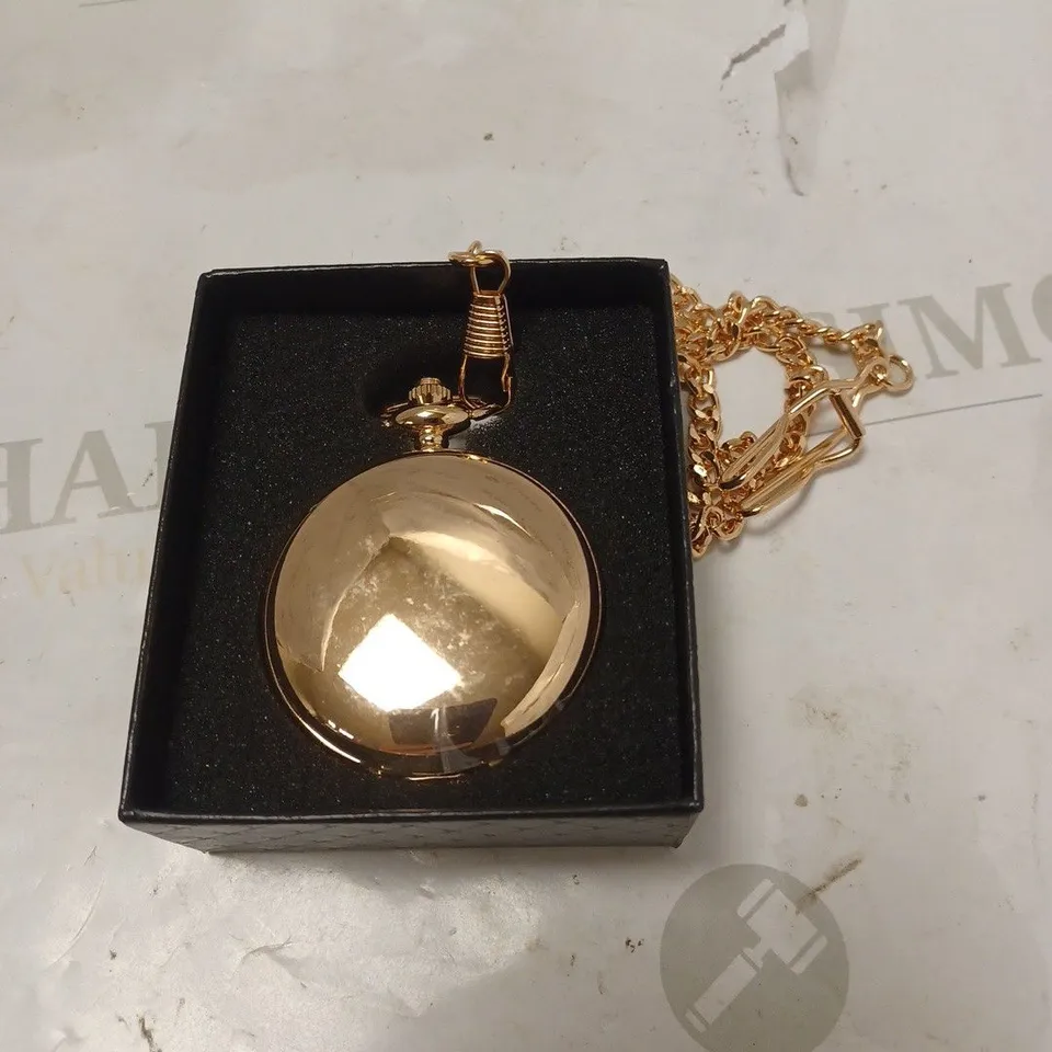 MENS EDISON POCKET WATCH WITH CHAIN – BRAND NEW IN BOX