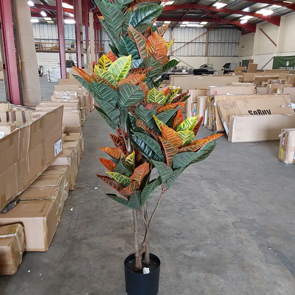 BOXED 140CM ARTIFICIAL CODIAEUM PLANT