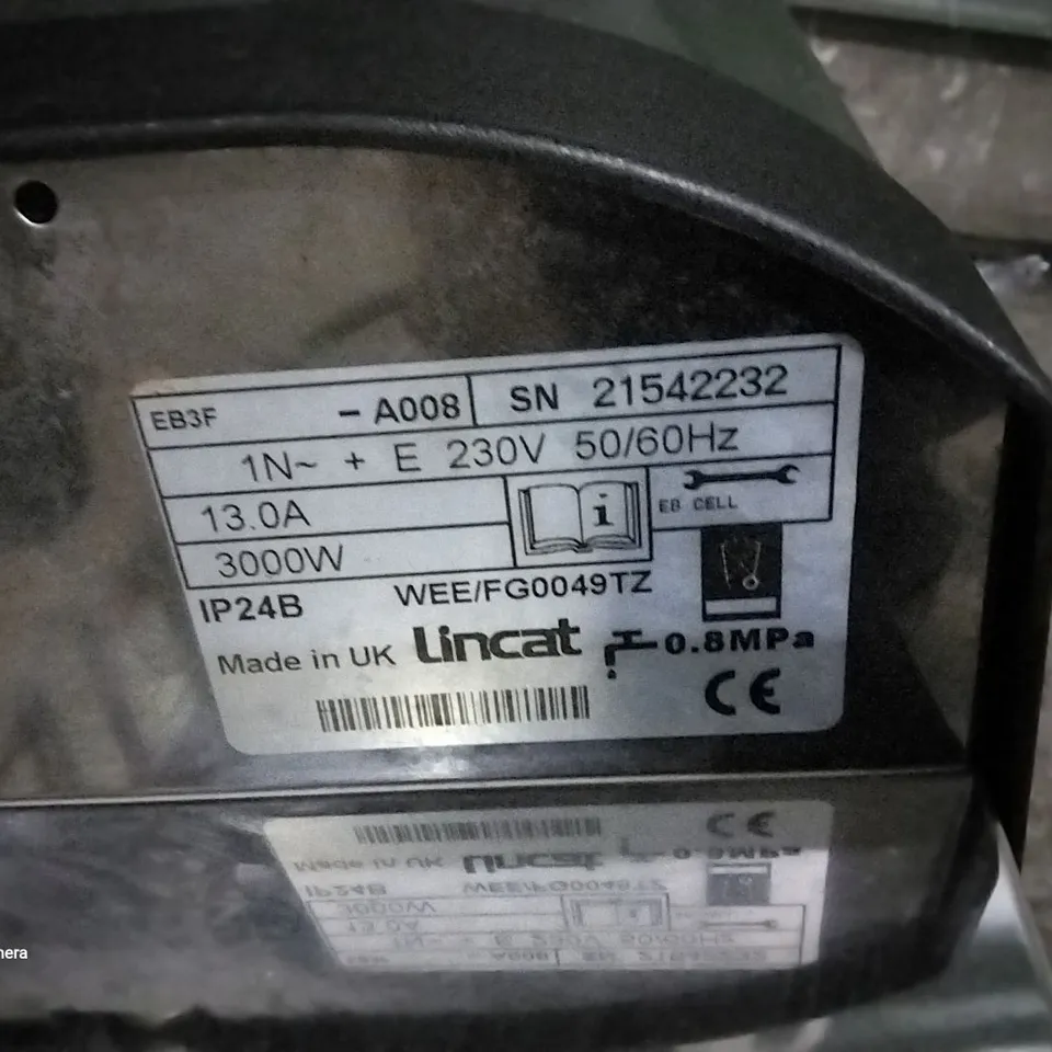 LINCAT EB3F AUTOMATIC WATER BOILER