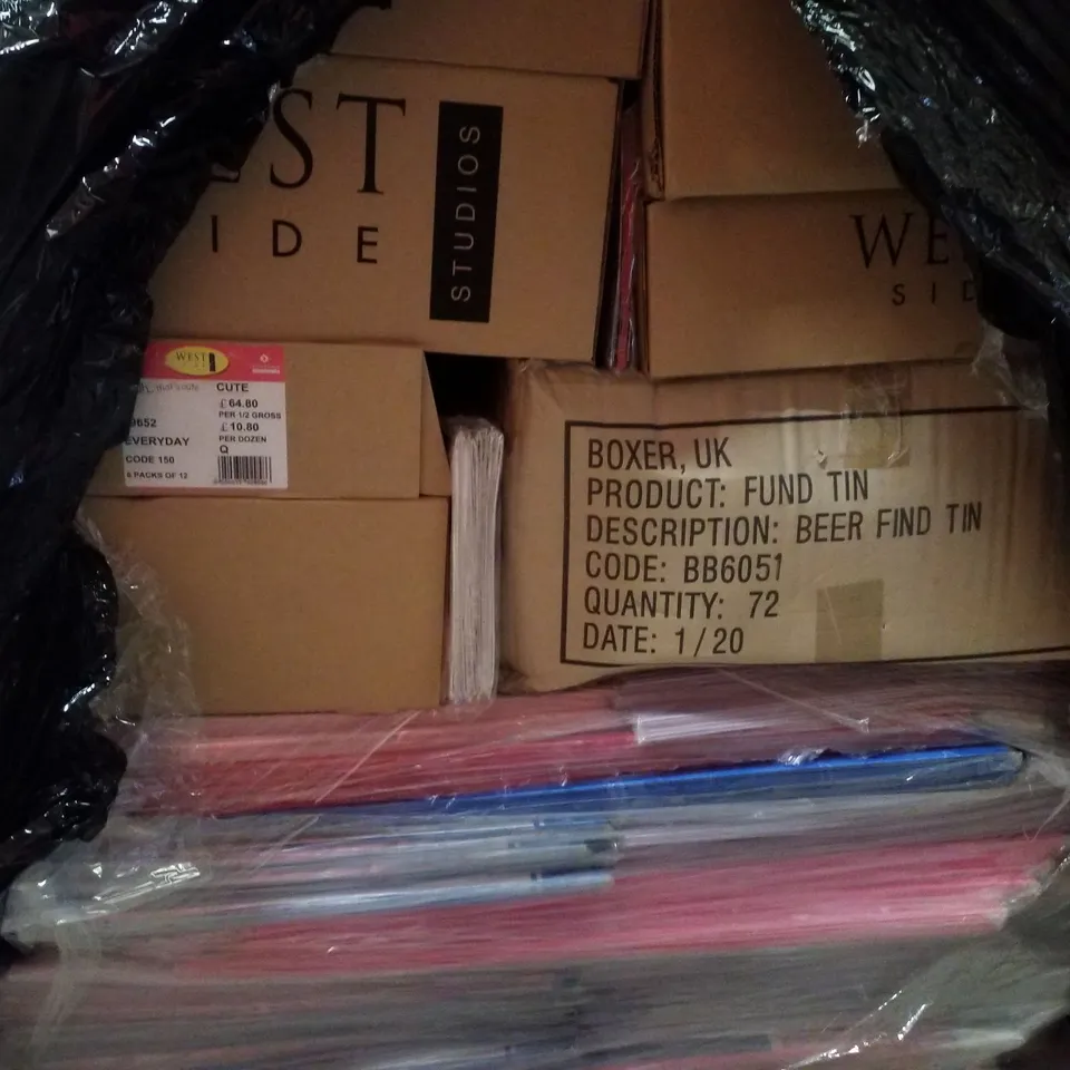 PALLET CONTAINING ASSORTED GREETINGS  CARDS