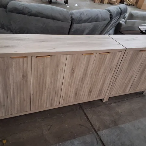 219CM SIDEBOARD - GREIGE OAK (2 PARTS)