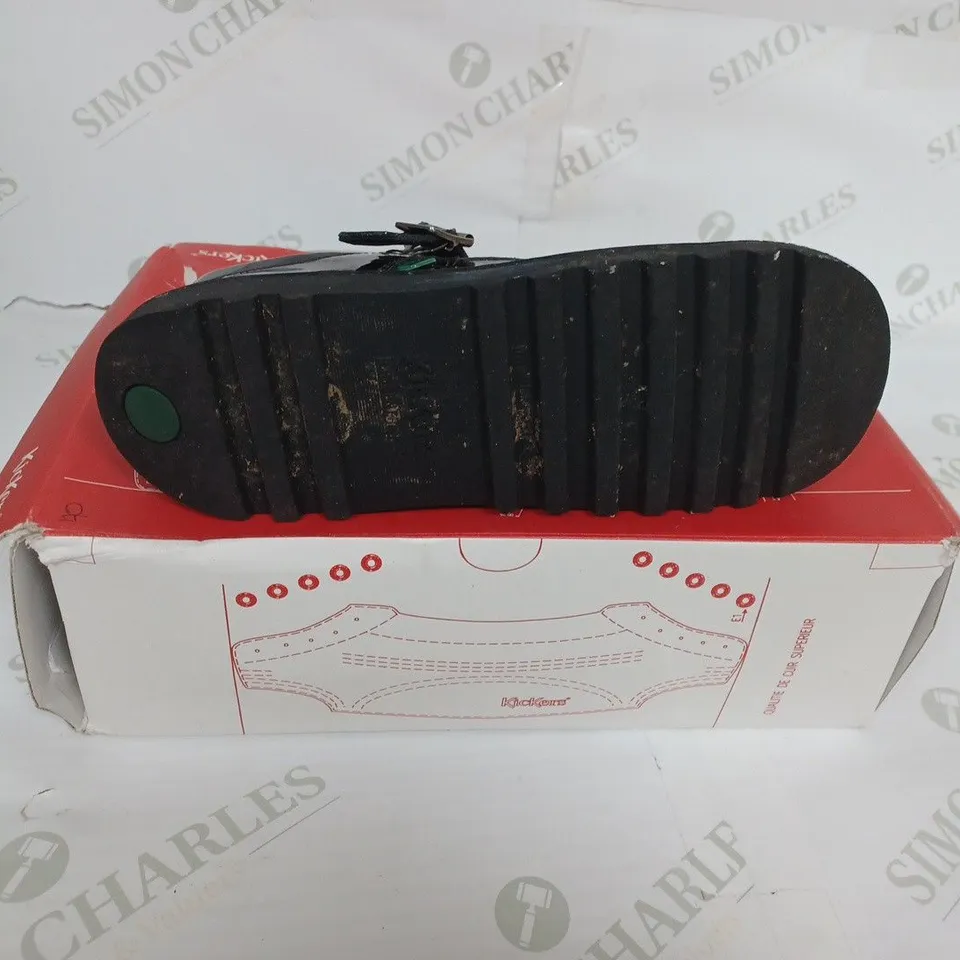 BOXED KICKERS T-BUCKLE SHOES SIZE 38
