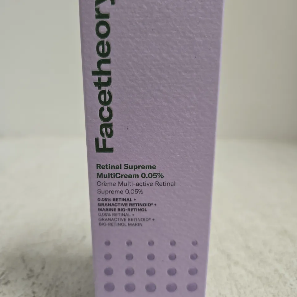 BOXED FACETHEORY RETINAL SUPREME MULTICREAM 0.05% 50ML