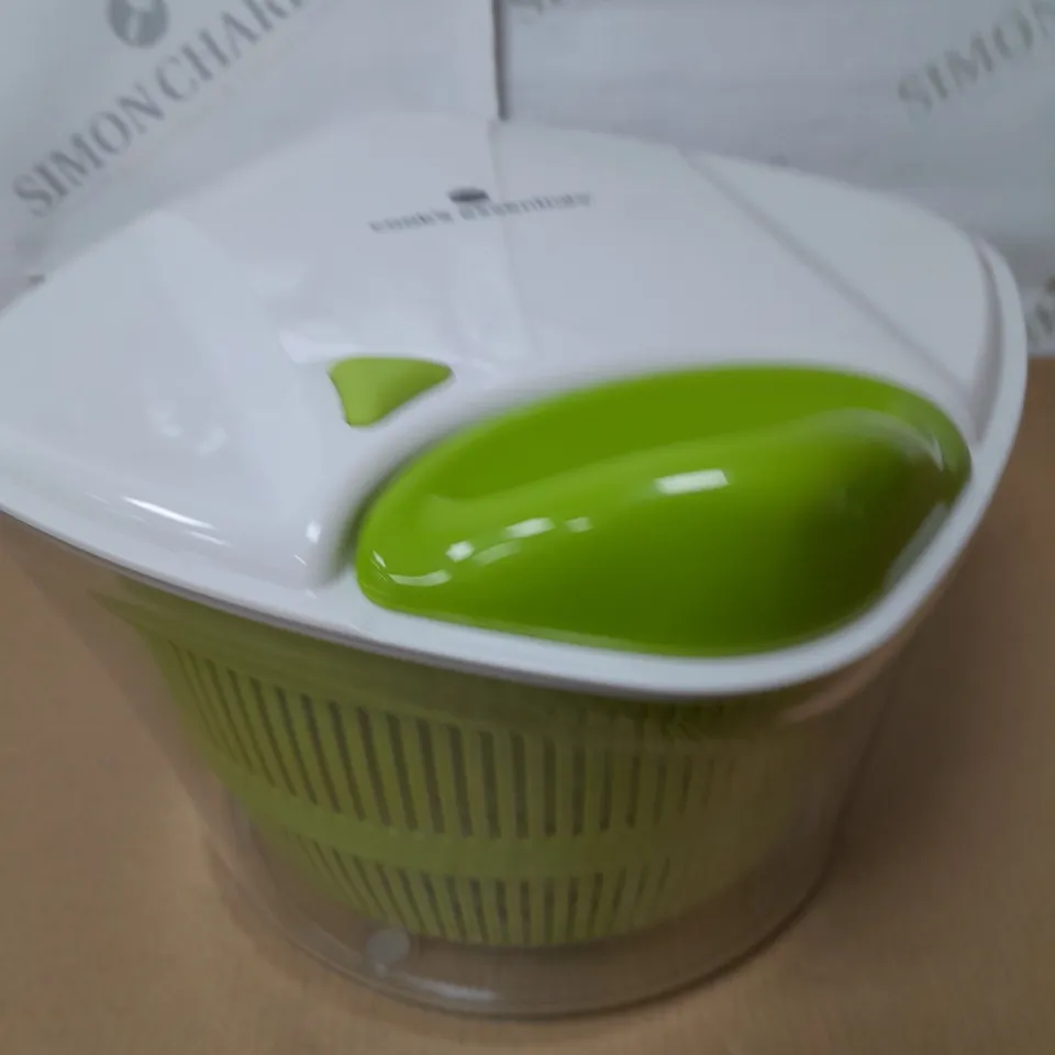 COOK'S ESSENTIALS PULL CORD SALAD SPINNER