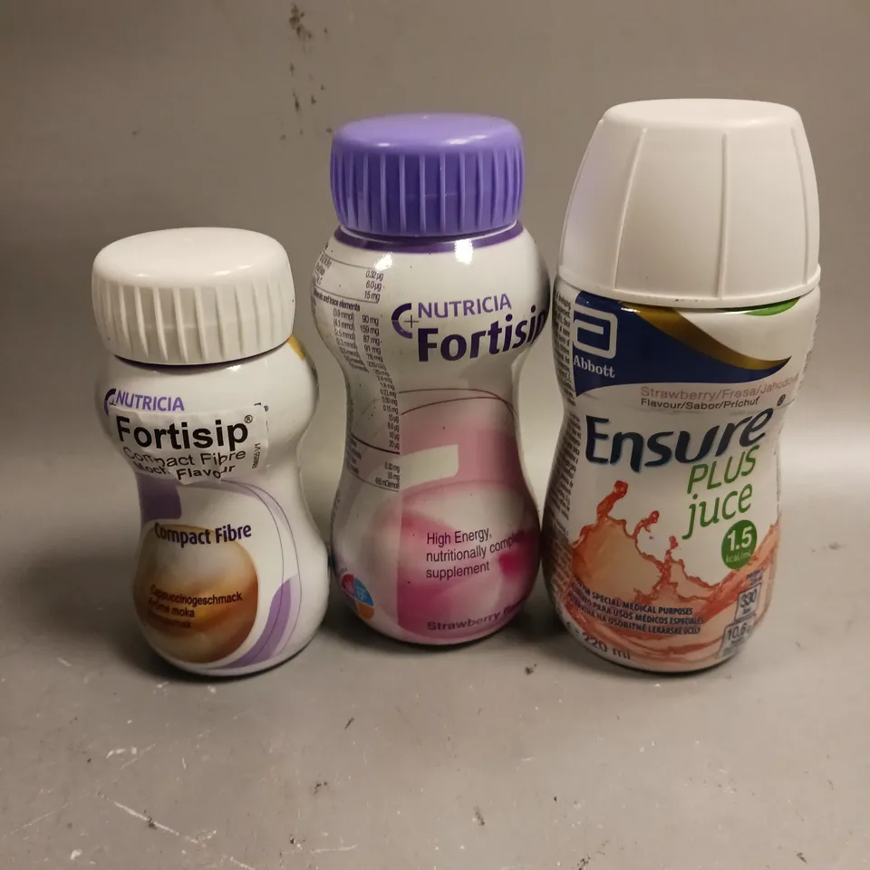 APPROXIMATELY 20 ASSORTED FOOD SUPPLEMENT DRINKS - COLLECTION ONLY 
