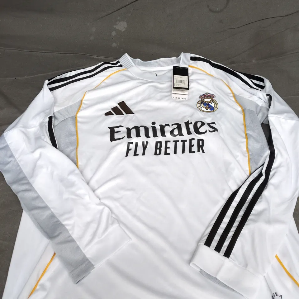 REAL MADRID 25/26 HOME JERSEY SIZE M