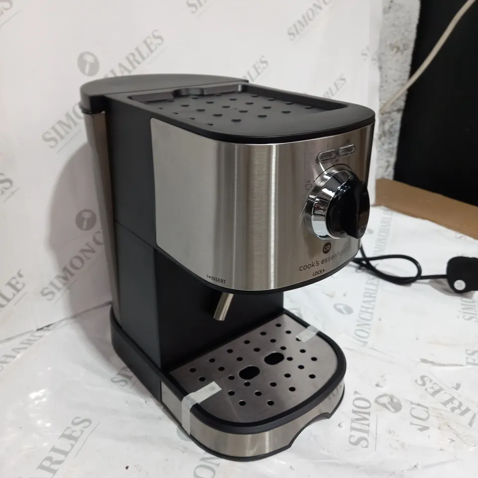 BOXED COOK'S ESSENTIALS PUMP ESPRESSO COFFEE MACHINE
