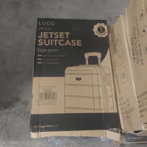 BOXED LUGG TRAVEL SUITCASE