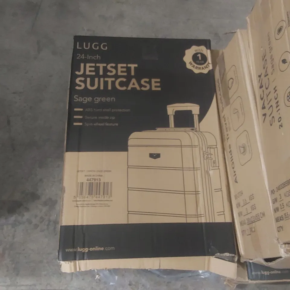 BOXED LUGG TRAVEL SUITCASE